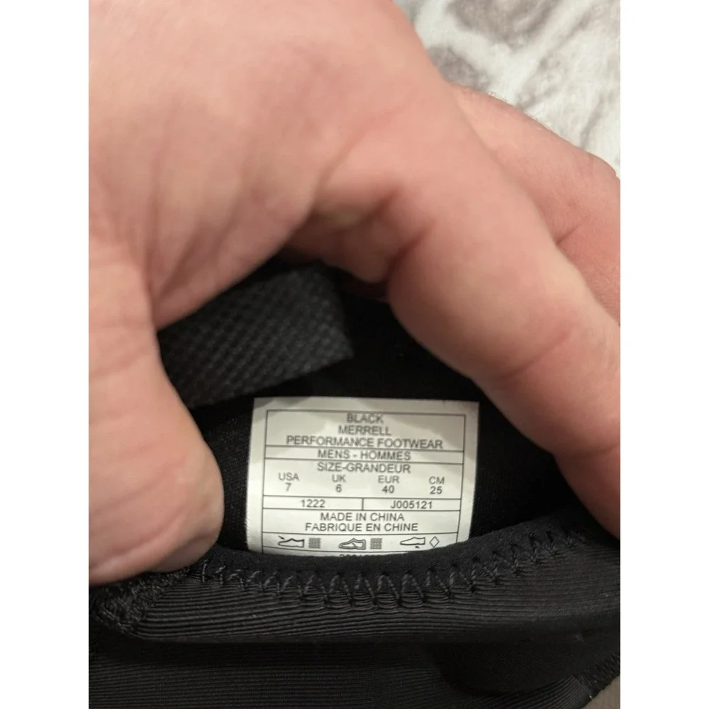 Merrell 1TRL Black Hydro Moc AT SS Mid Boots Men's Size 7 Women's 9 New‎